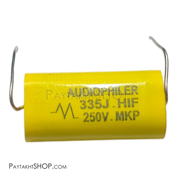 خازن 3.3µf 250v زرد